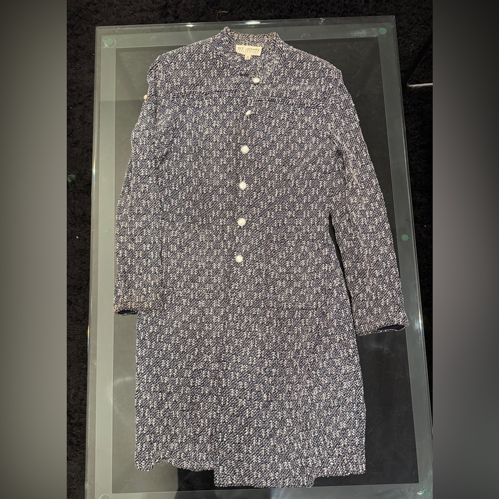 St. John knit coat dress